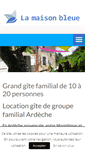 Mobile Screenshot of location-maisonbleue.com